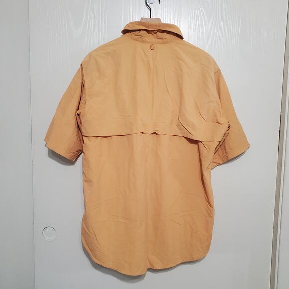 World Wide Sportsman Fishing Shirt Vented Button Down Outdoor Short Sleeve Large - Picture 4 of 6